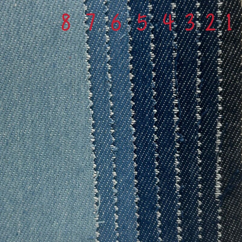 Vintage twill non-stretch denim fabric for pants, skirts, and jackets, 10-count, in stock for wholesale Vintage twill non-stretch denim fabric for pants, skirts, and jackets, 10-count, in stock for wholesale