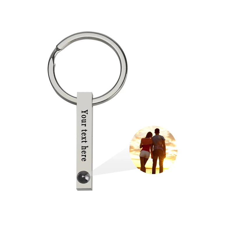 Cross-border hot keychain 100 languages I love you projection photos customized non-fading light luxury jewelry wholesale Cross-border hot keychain 100 languages I love you projection photos customized non-fading light luxury jewelry wholesale