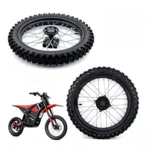 Yozma in10 elektrik off-road motosiklet ön və arxa təkər dəstləri 12inch 14inch