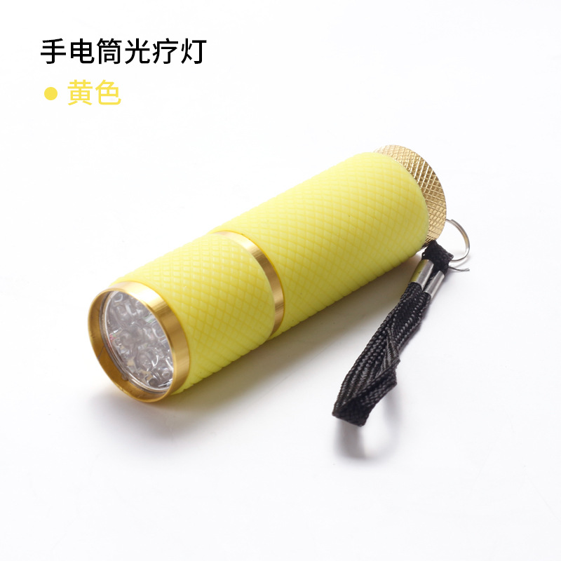 suministros de manicura LED mini linterna tipo lámpara de perla de secado rápido manicura portátil luz terapéutica pegamento de manicura especial