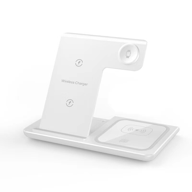 X455 Original Factory Hot-Selling Cross-Border Three-In-One Wireless Charger, Suitable for Mobile Phones, Watches, and Apple Charging Stand with Fast Charging X455 Original Factory Hot-Selling Cross-Border Three-In-One Wireless Charger, Suitable for Mobile Phones, Watches, and Apple Charging Stand with Fast Charging