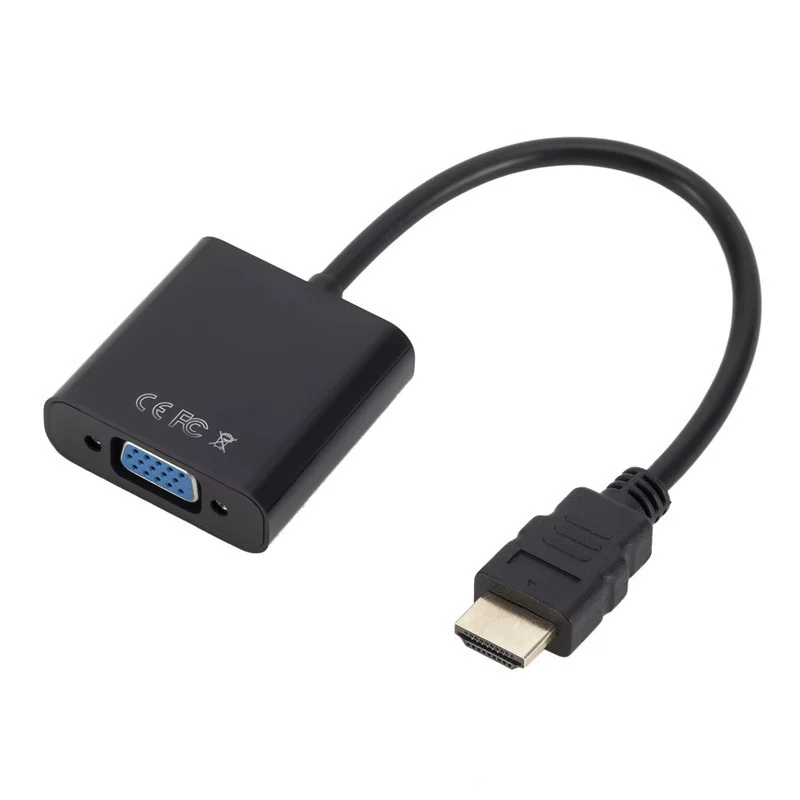 HDMI to VGA HD-конверсионный кабель HDMI to VGA адаптер кабель для дисплея набор для приставки к компьютеру проектору