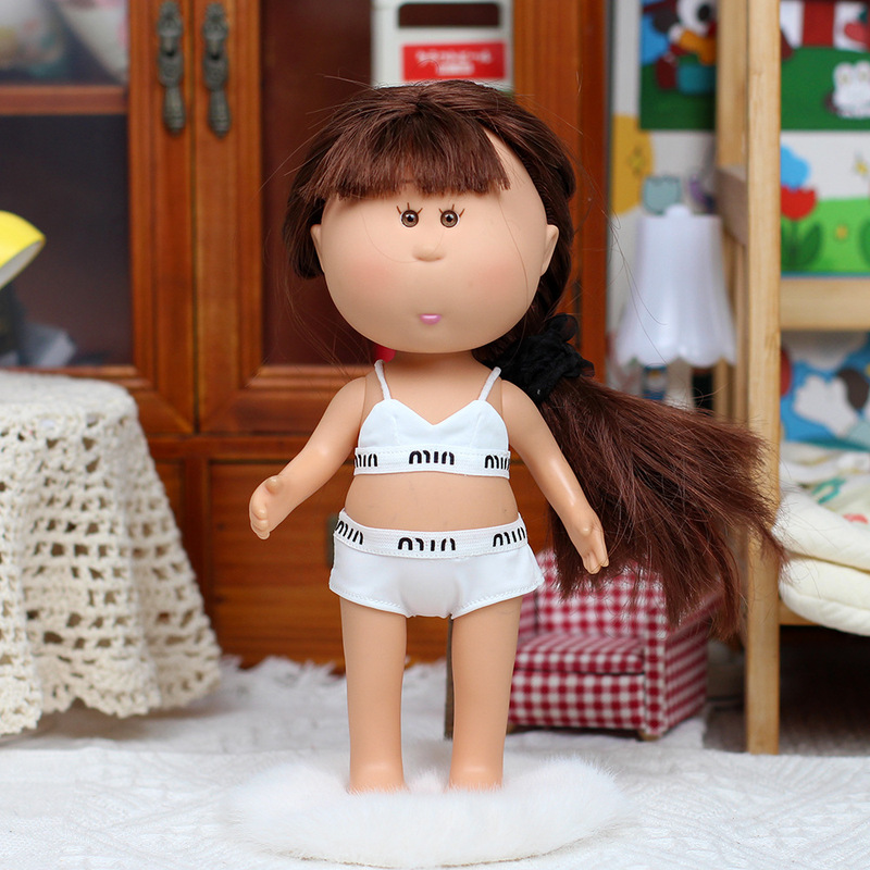 24cm Spanish Potato Doll Clothes, High-End Trendy Brand Underwear, Vinyl Potato Doll Mia Doll Clothes