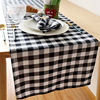 Tablecloth factory supply American retro minimalist products cotton color weaving lattice desktop desktop napkin napkin