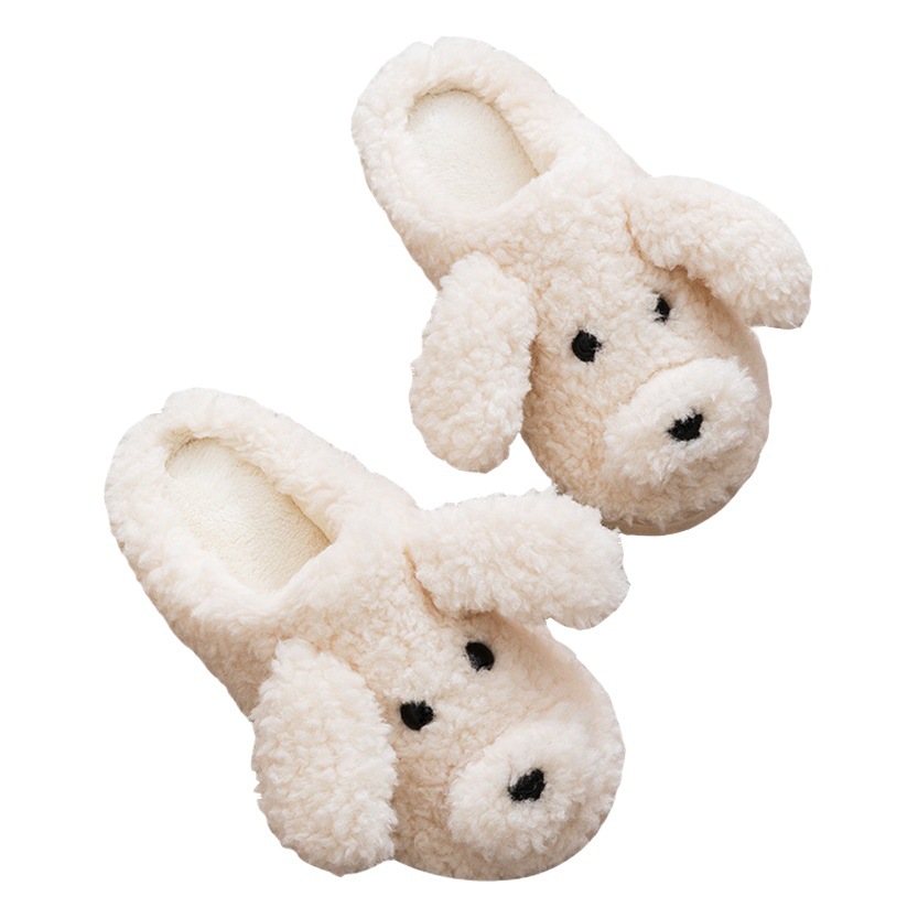 Zapatillas de algodón para mujer Otoño e Invierno lindo hogar confinamiento moda interior antideslizante felpa térmica Zapatillas de algodón hombres