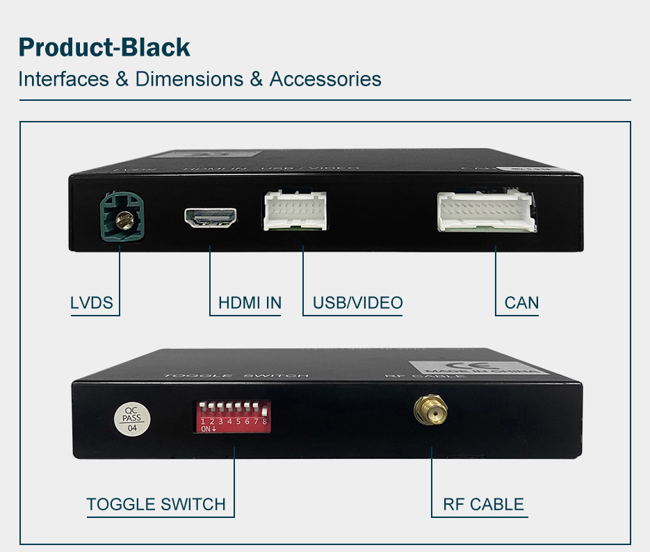 RoadTop Wireless Apple CarPlay Is Suitable for Mercedes-benz NTG4.5/4.7 Decoder Module Decoder Box