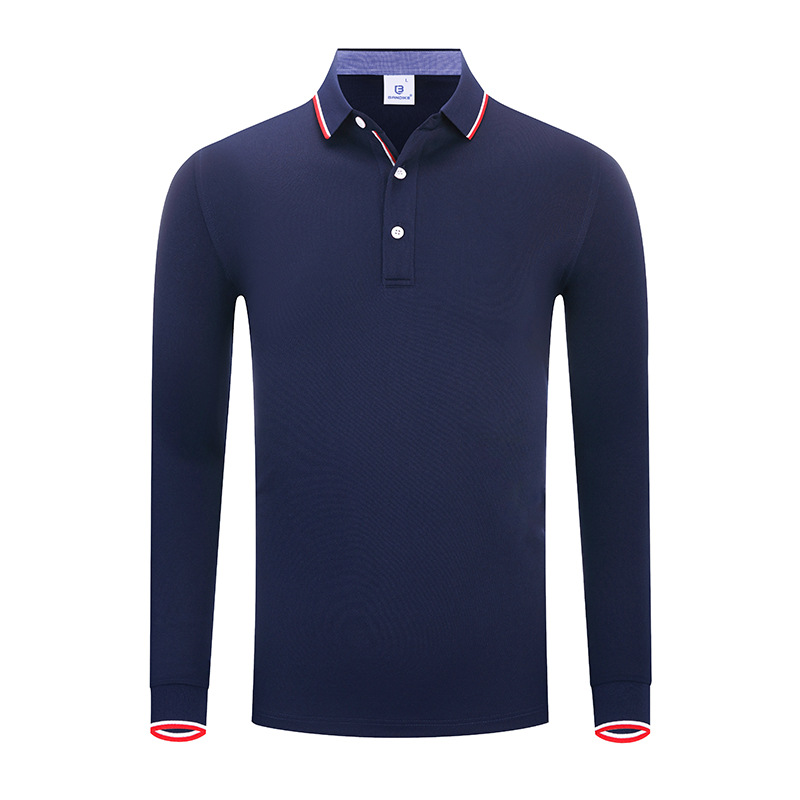 Camisas electorales transfronterizas de mangas largas con la solapa, camisetas culturales, camisetas publicitarias, camisetas comerciales, ropa de trabajo, ropa personalizada