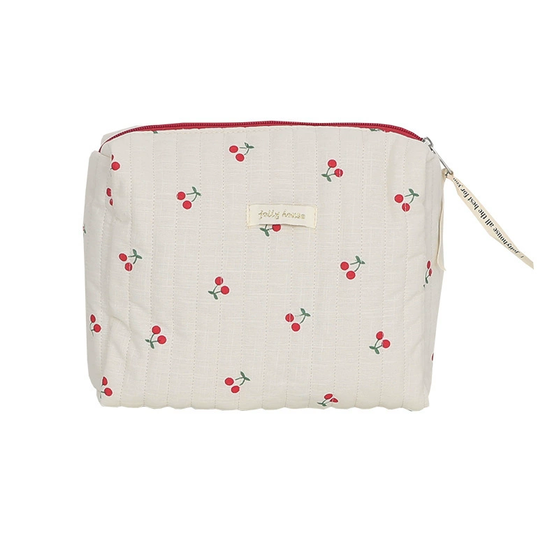 Brand fresh capacious organizer bag, handheld cosmetic bag