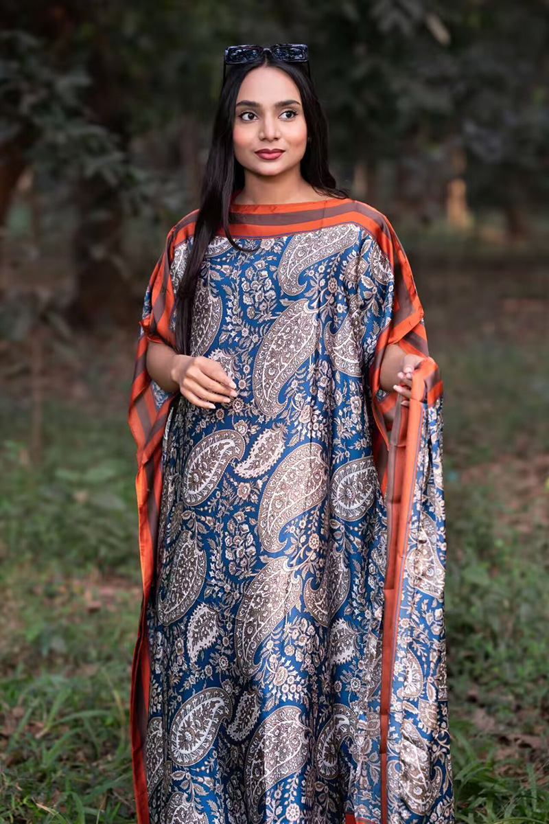 2025 primavera y verano nuevo Amazon venta rápida ropa malaya camisa de arena imitación seda brocado ropa de protección solar de vacaciones de playa