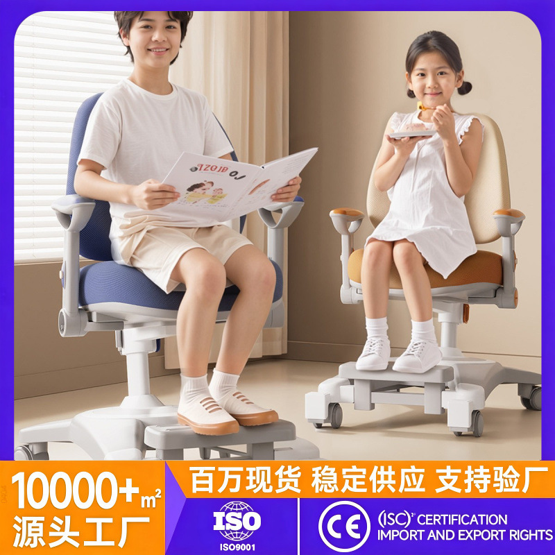 Adjustable Height Study Chair for Teenagers and Children, Suitable for Students' Homework and Writing, Desk Chair