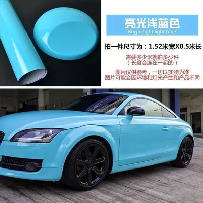 Automotive Film – Motorcycle Full Car Film Sticker - 03m-wide-by-05m-long-high-gloss-light-blue