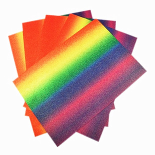 Поставки производителя разбрызгивают золотисто -зеленый лук -карта Rainbow Digital Print