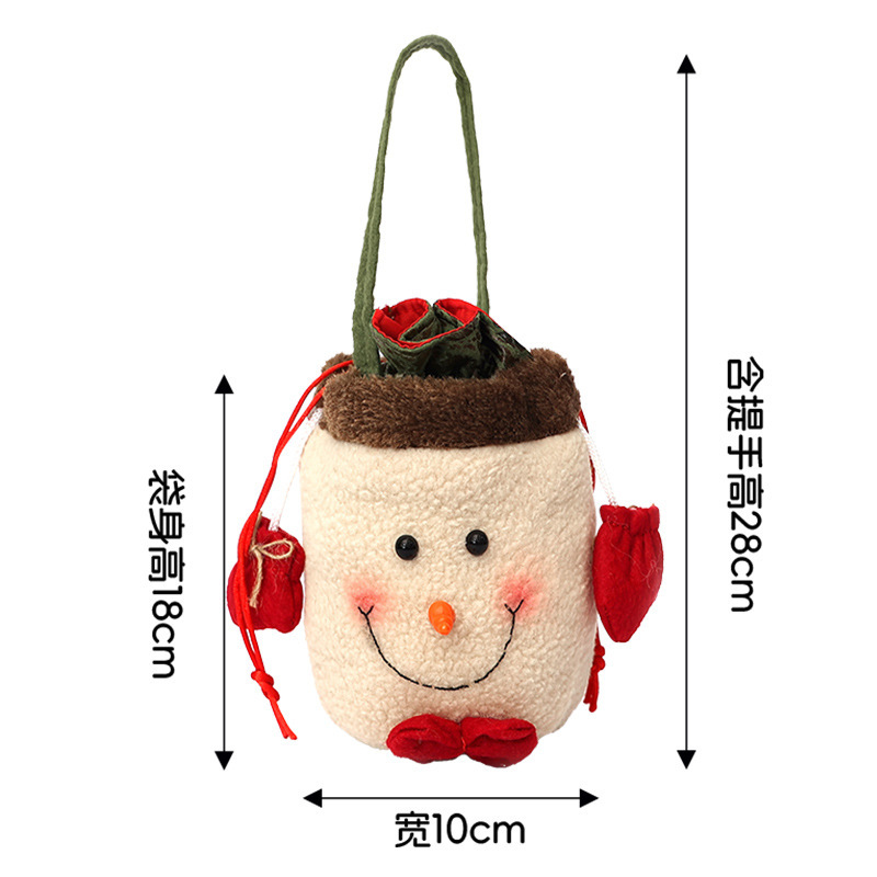 新しいクリスマス装飾プレゼント袋クリスマスキャンディギフトバッグ平安夜口手提げリンゴ袋卸売り|undefined