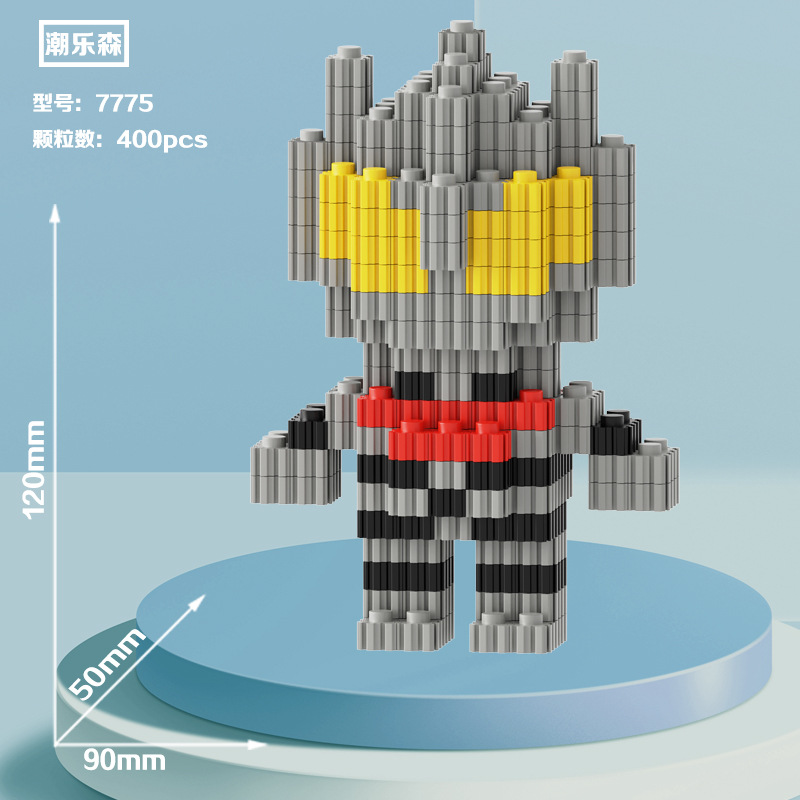 Noche puesto en el mercado de suministro al por mayor de partículas de diamante en miniatura bloques de construcción de juguete de montaje de partículas juguetes regalo educativo descompresión