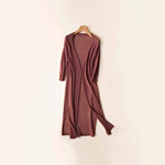 夏季新款中长款针织开衫防晒衣女韩版七分袖镂空宽松空调衫外套女