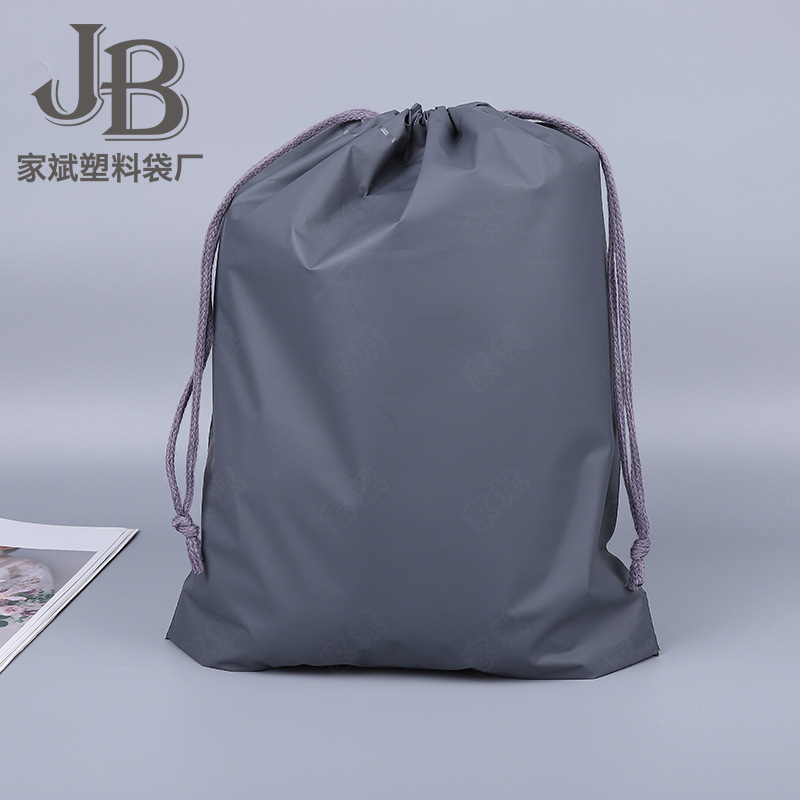 En stock al por mayor Eva esmerilado cordón bolsa color caramelo Almacenamiento de viaje ropa para niños bolsa de plástico cordón