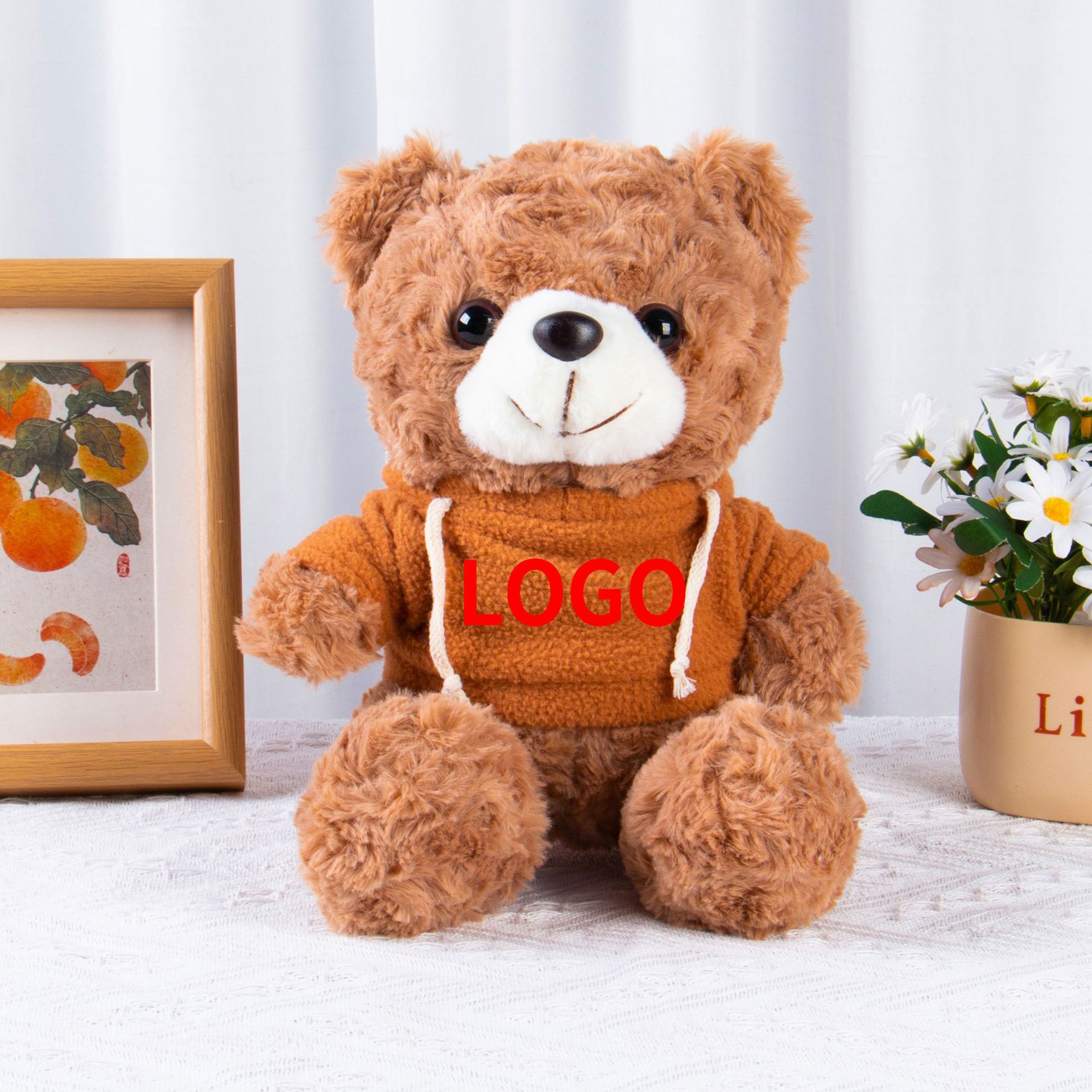 Muñecas de peluche, osos, camisetas, uniformes escolares, suéteres, muñecas para dibujar y imprimir logotipo
