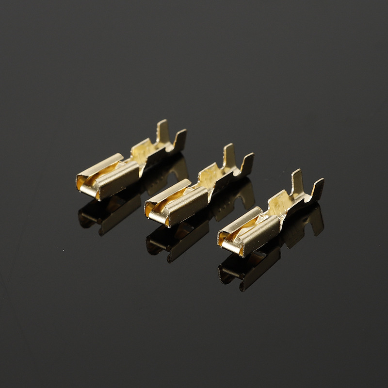 Manufacturer supplies automotive connector DJ621-2.8A plug-in wiring cold-pressed terminal copper connector wholesale