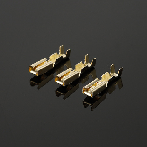 Manufacturer supplies automotive connector DJ621-2.8A plug-in wiring cold-pressed terminal copper connector wholesale