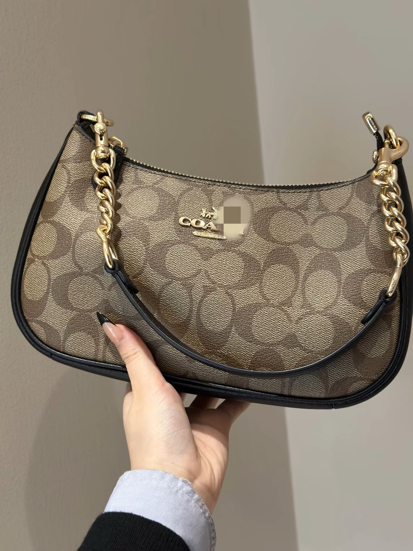 Kou Jia C casa de alta calidad nuevo clásico viejo bolso de axila bolso diagonal de un solo hombro bolso de mahjong nuevo bolso