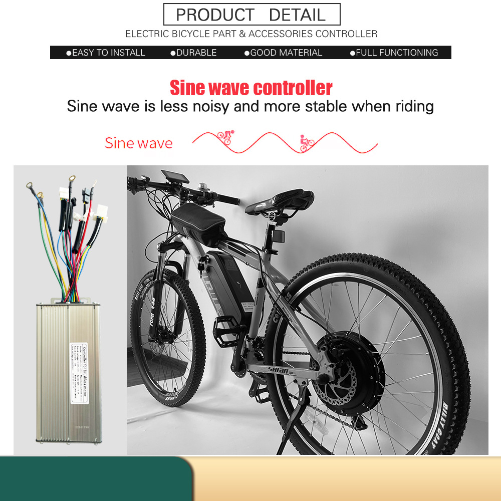 Kunteng controlador 36/48V12 tubo KT-35A controlador de onda cuadrada para 1000W1500W motor