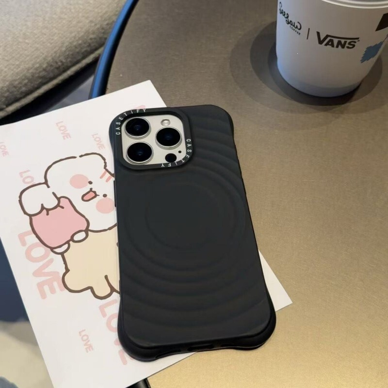 2026 New Casetify Wave Shell Suitable for Apple 16Promax Silicone Phone Case 15Pro Magnetic Suction 13P 2026 New Casetify Wave Shell Suitable for Apple 16Promax Silicone Phone Case 15Pro Magnetic Suction 13P
