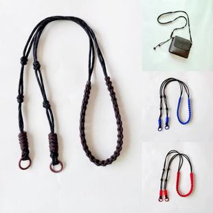 Hand-Braided Shoulder Strap Single Shoulder Crossbody Adjustable Easy Folding Detach Replacement Strap Universal for Mobile Phone Camera