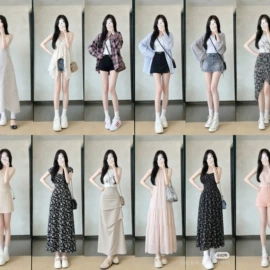 连衣裙;女装杂款包;羽绒服
