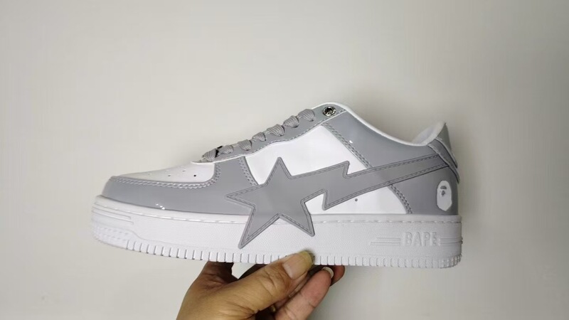 莆田工場直販 BAPESTA SK8 DUNK ストリートトレンド 黒と白のサメ カップル バイブ カジュアル シューズ|undefined
