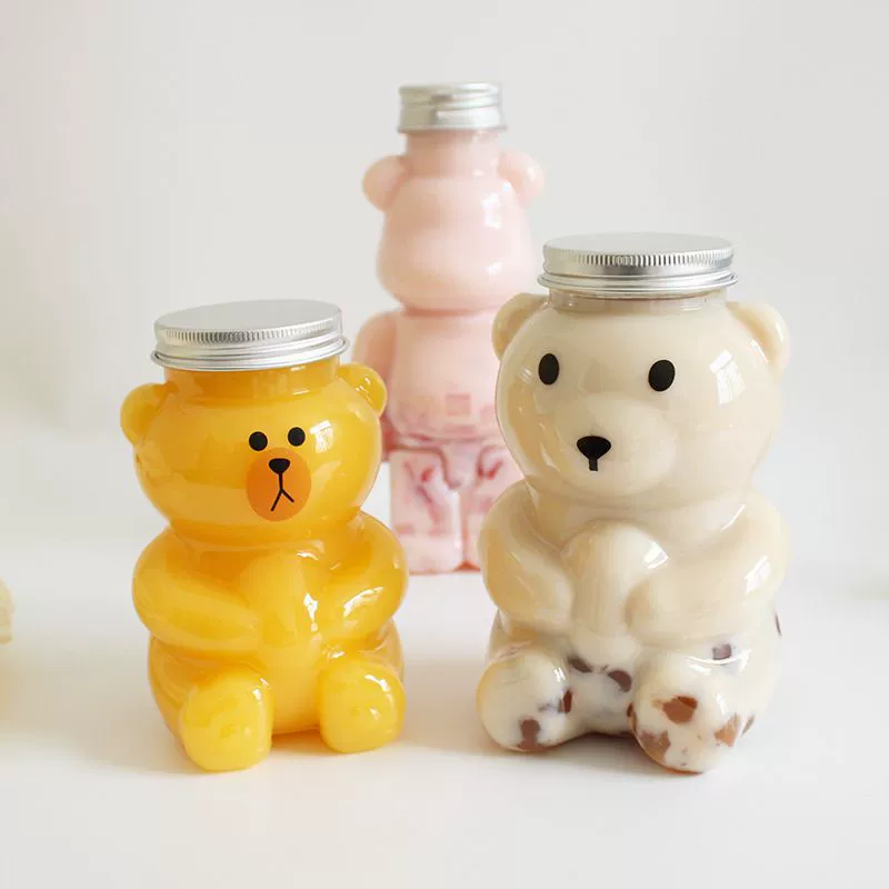 Pack, bottle, plastic milk tea for commercial use, internet celebrity