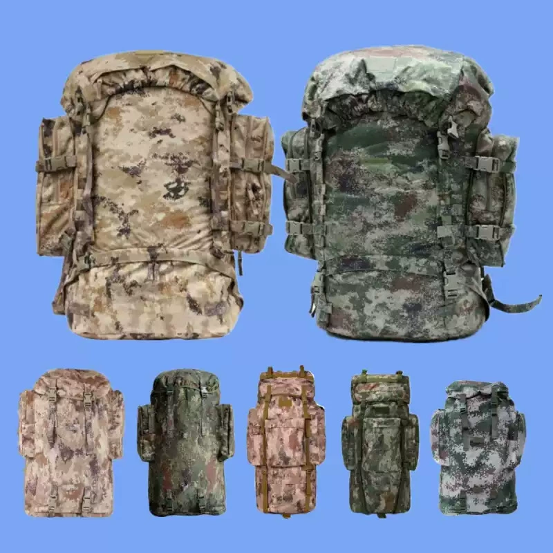 Оригинальный камуфляжный рюкзак, мужской рюкзак большой вместимости, рюкзак для кемпинга, пешего туризма, альпинизма, водонепроницаемый рюкзак 4