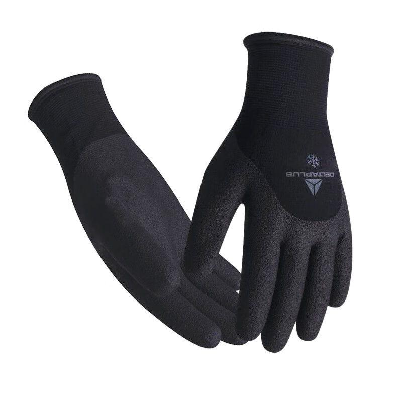 Delta 201750 guantes calientes de acrílico recubiertos de nitrilo gruesos resistentes al desgaste a prueba de agua a prueba de aceite a prueba de resbalaje a prueba de frío