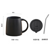 Coffee high quality cup, capacious straw with glass, custom made