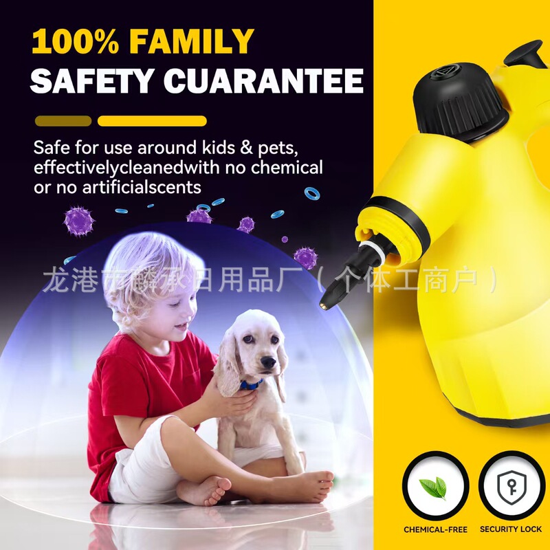 Cross-Border Foreign Trade Handheld High-Temperature Steam Cleaning Machine Russian Popular Cleaner Ready-Made Household High-Pressure Cleaning Machine