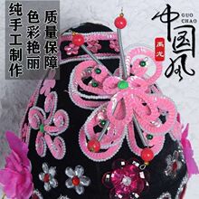 戏曲头饰女花旦全套包头青衣头套戏剧京越剧黄梅戏唱戏头戴式