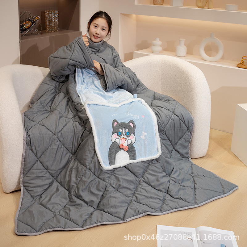 허스키 [소매가 달린 베개 이불]