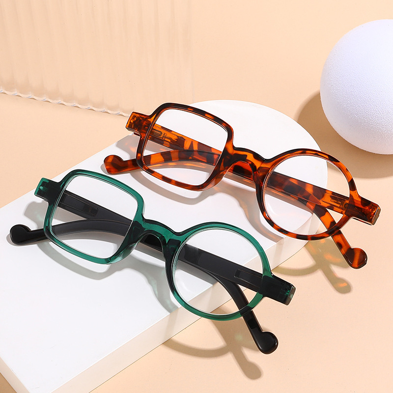 新しい高品質の小さなフレームの老眼鏡、シンプルな正方形と四角いフレーム、ユニセックスの高齢者用メガネ、軽量で持ち運び可能な読書用メガネ|undefined