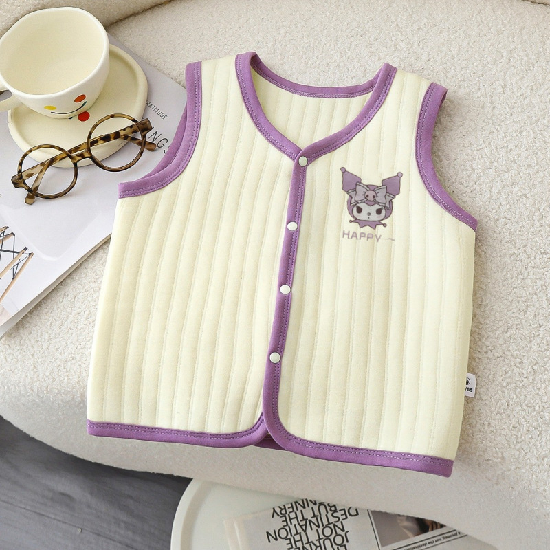 Nuevo chaleco de algodón para niños y niñas para otoño e invierno, chaleco cálido para niños pequeños y niños, chaleco interior, ropa para niños, material de algodón.