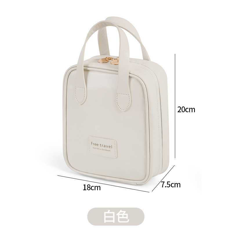 化粧品バッグ大容量ハイエンドインスタイル高価値女性ポータブル PU 化粧品収納袋旅行化粧品バッグ|undefined