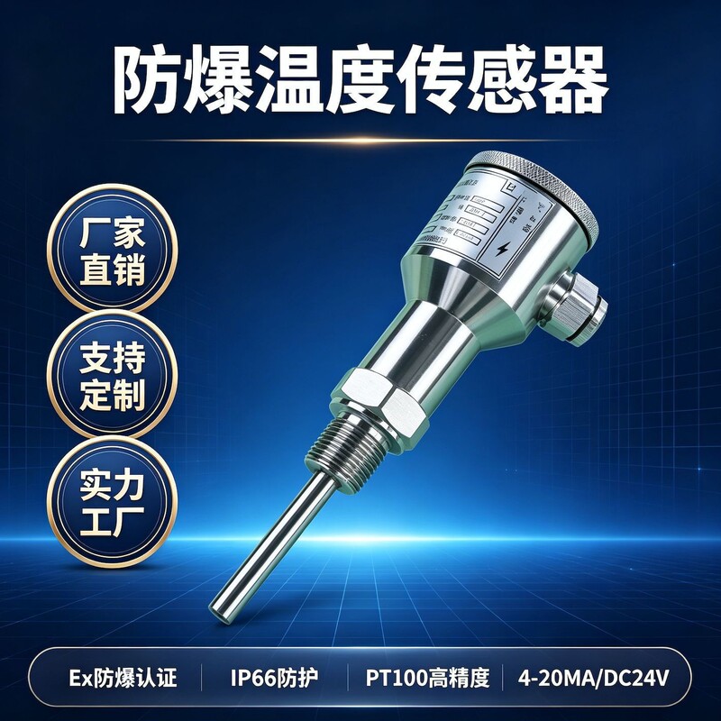 Explosion-proof temperature sensor, Ex certified, direct from manufacturer, accurate measurement Explosion-proof temperature sensor, Ex certified, direct from manufacturer, accurate measurement