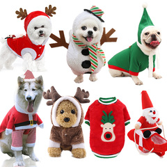 小型犬、中型犬、大型犬クリスマスペット用品服テディコットンコート秋冬ヘラジカ猫犬服
