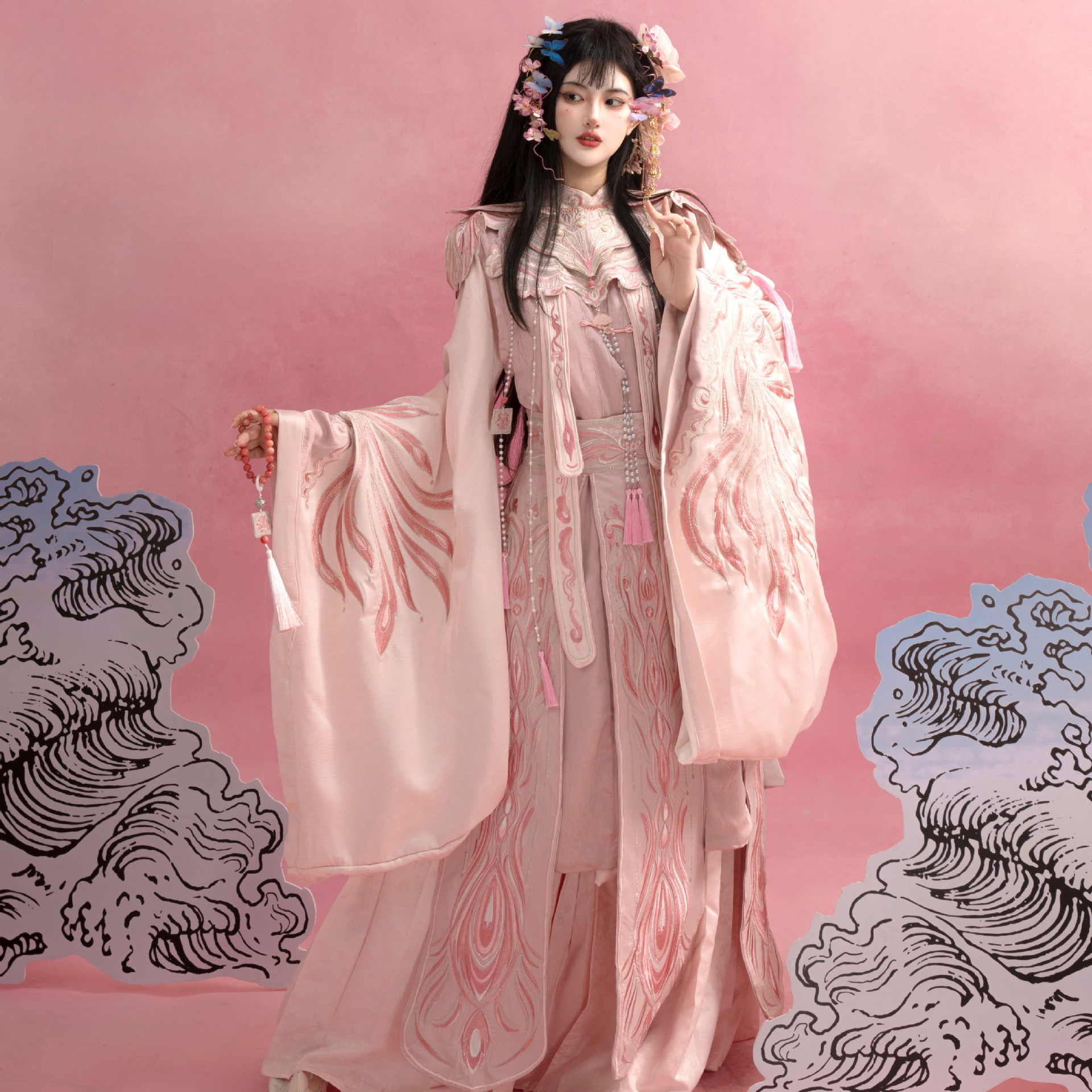 Han Yu Kui Original (Xia Feng Luan Yi) Ming Dynasty Han-style Design with Heavy Craftsmanship and Opera Style - Autumn/Winter Original Design
