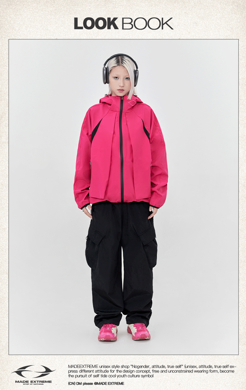 Streetwear Unisex Made Extreme Rain Coat Fūga Studios FūgaStudios