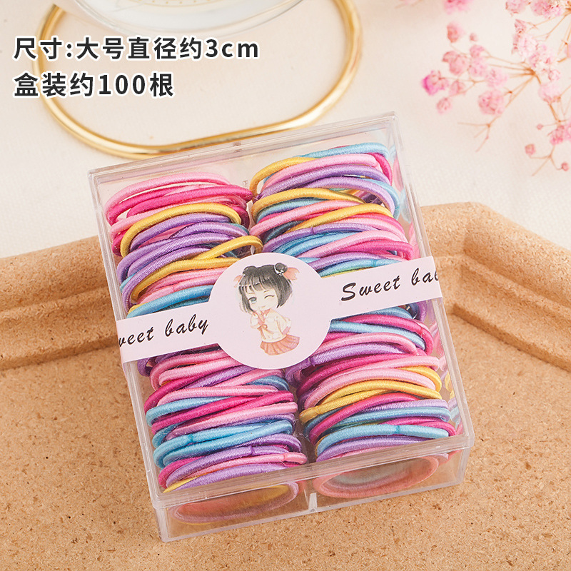 Banda de goma para niñas y niños no duele el cabello banda de goma elástica niña bebé banda de pelo lindo niña tocado