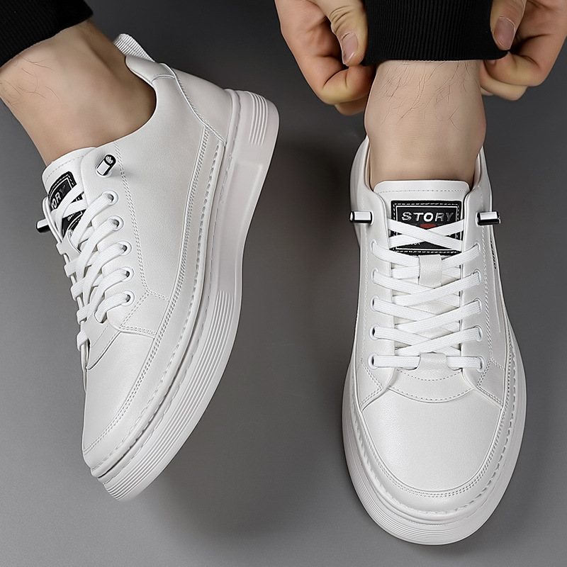 2026 zapatos blancos de verano nuevos zapatos de hombre callejero zapatos casuales zapatos de skate de estudiantes al por mayor