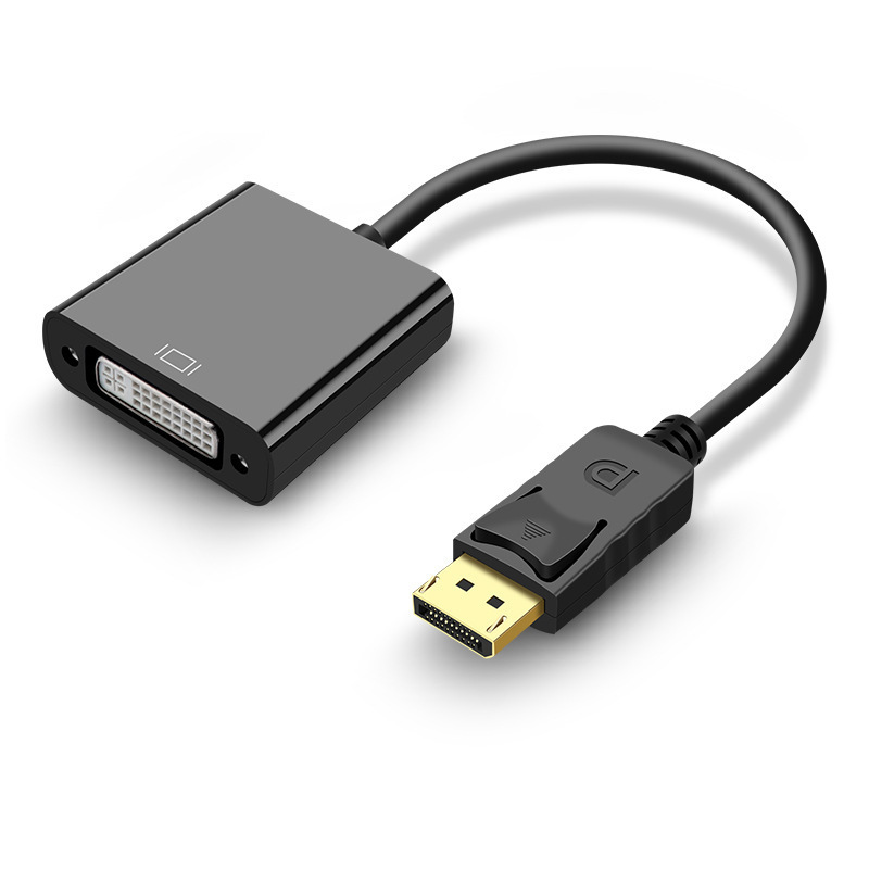 Dp to Dvi Adapter Displayport to Dvi24+5 Adapter Cable Computer Video Cable Monitor High Definition