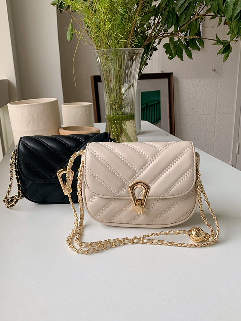 Xiaoxianfen Line kett naiste uue tekstuuri ja temperamendi jaoks Desin Sinle õlg, ristkeha väike ruut_voghion.com