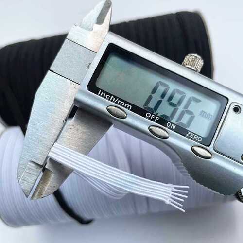 Wholesale elastic band high elasticity durable rubber bands cuffs pants waist wide flat belt thick hemming household