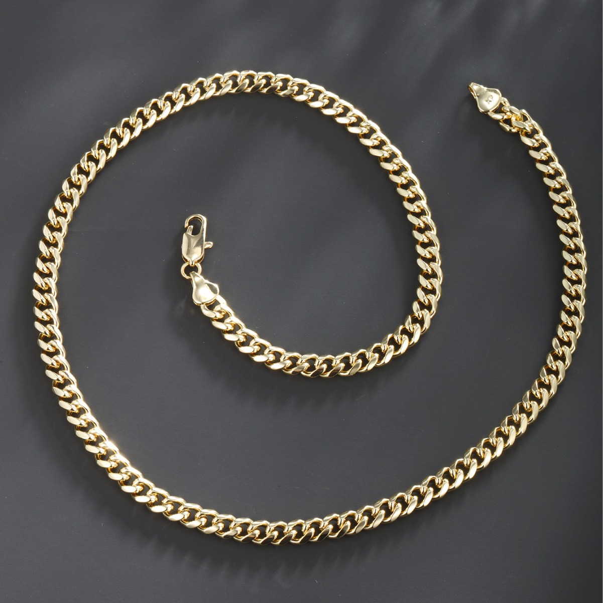 Collar de Cadena Cubana de Aleación de Cobre, Estilo Hip-Hop Europeo y Americano, para Hombre, Personalidad Audaz, Cadena Gruesa, Venta al por Mayor, Joyería Xuping