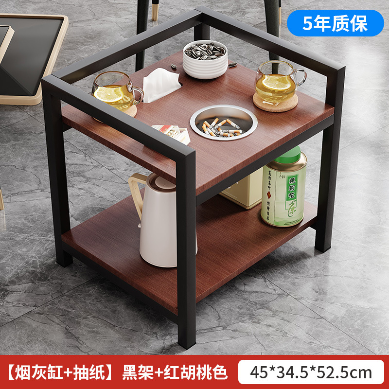 Mesa de mahjong, estante de té, sala de ajedrez y tarjetas, mesa lateral para una sola persona, máquina de mahjong móvil, estante de artículos al lado de la mesa de té